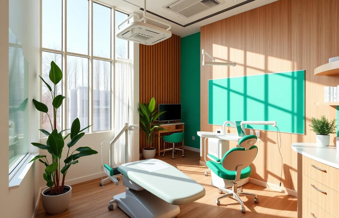 A bright, modern dental practice interior